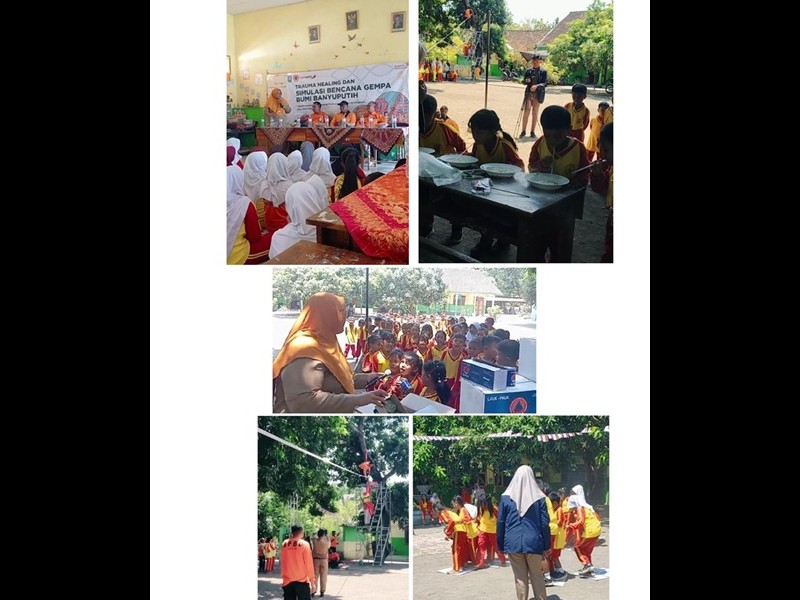 Trauma Healing Simulasi Bencana Gempa Bumi (BPBD) Kab. Situbondo